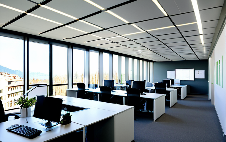 기계설계와 IoT 기술 적용 사례 - Smart Building Energy Management**

"A modern office building in Grenoble, France, bathed in soft su...