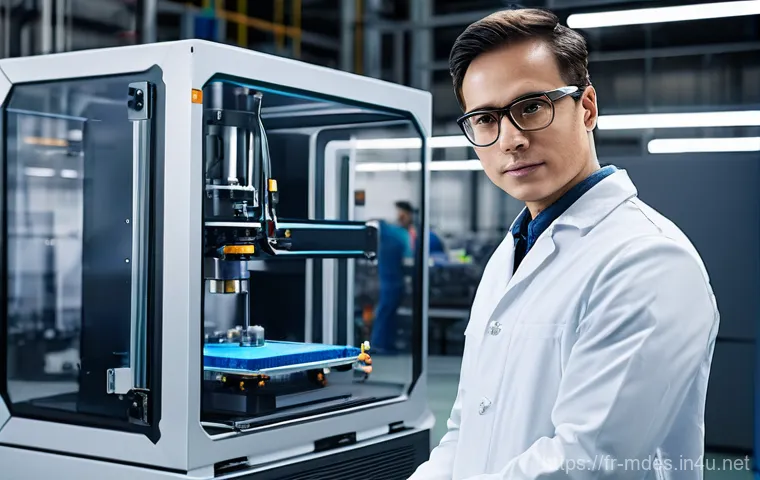 기계설계 관련 해외 자격증 - **Prompt:** A diverse team of four mechanical engineers (male and female, various ethnicities) engag...