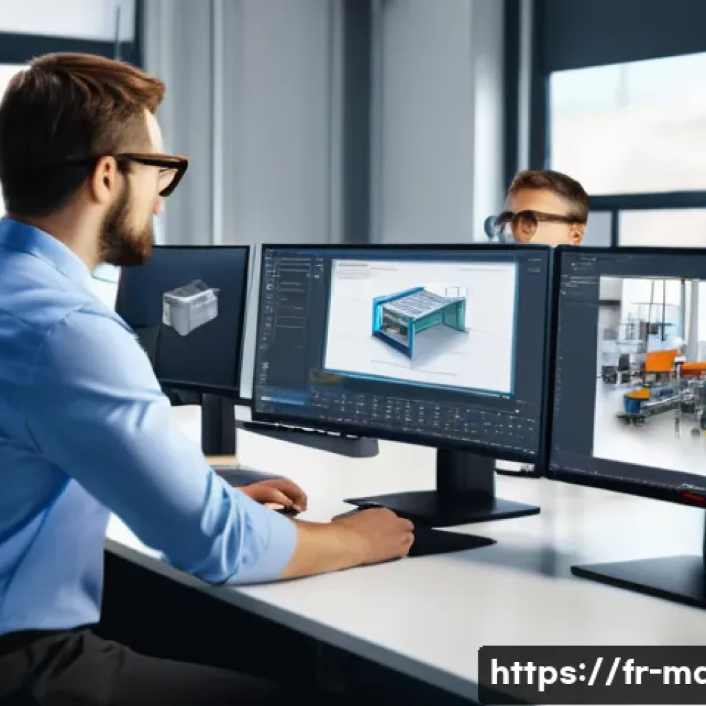 기계설계 실무 경력을 쌓는 방법 - A modern industrial workshop scene showing a diverse multidisciplinary team—engineers, technicians, ...